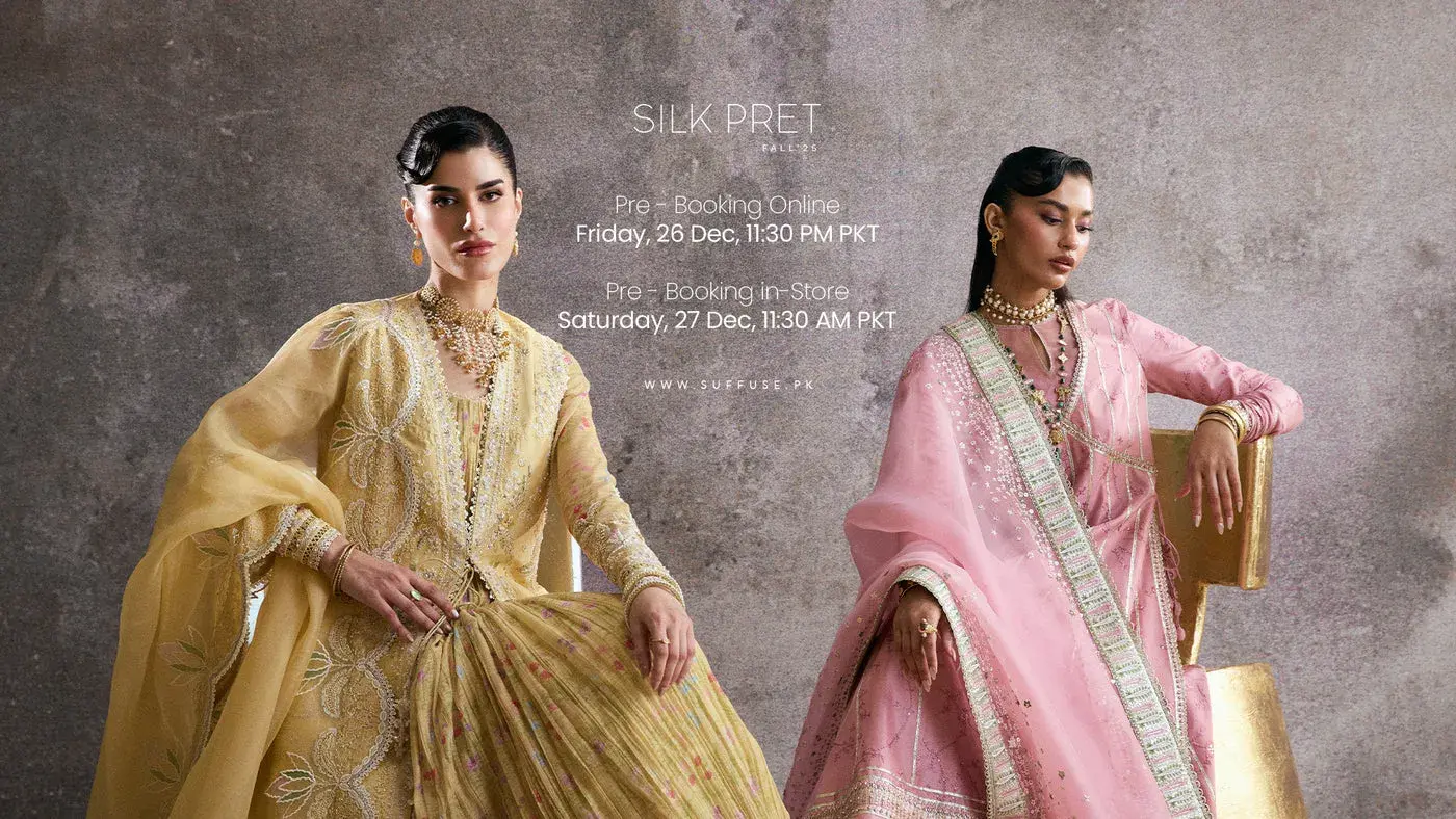 Suffuse spring 2026 Pakistani designer pret dress Sweden